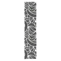 Minimal Black & White Trendy Pattern Short Table Runner