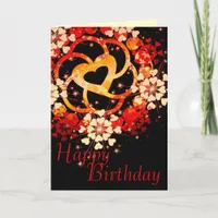 Happy Birthday LoveCircle Greeting Card
