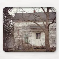 Old White Abandoned House Mouse Pad