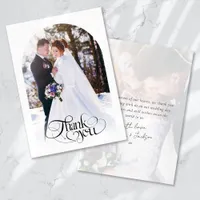 Thank You Heart Script Photo Arch Wedding