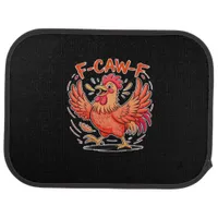 F-Caw-F Attitude Classic Retro Style Car Floor Mat