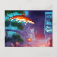 Shark in the Sky Postcard