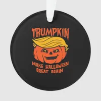 Trumpkin Halloween Pumpkin Election Ornament