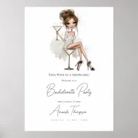 This Wife is a Showgirl Bachelorette Party Welcome Poster