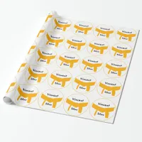 Martial Arts Orange Belt Wrapping Paper
