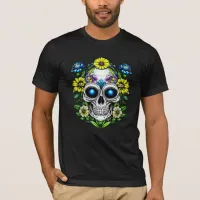 Extraterrestrial Alien Sugar Skulls T-Shirt