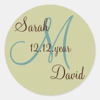 Custom Monogram label