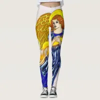 Radiant Guardian Angel  Leggings