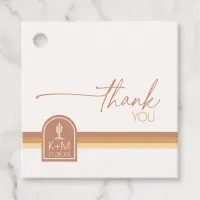 Desert Vibes Wedding Thank You Cactus Motif ID1019 Favor Tags