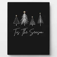 Tis The Season Christmas Retro Classic Plaque