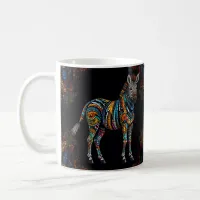 Zebra Mosaic Stained Glass  Coffee Mug