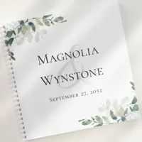 BUDGET Wedding Eucalyptus Greenery Guest Book