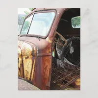 Old Truck No Door Postcard