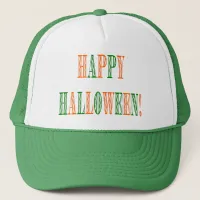 Halloween Festival Text Trucker Hat