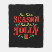 Christmas Tis The Season  Fleece Blanket