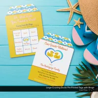 Large Cruising Ducks Pre-Printed Tags with Bingo