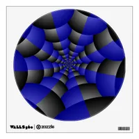 Black and Blue Infinity Wall Decal