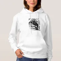 Crow F-Caw-F Gothic Humor Funny Hoodie