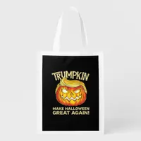 Trumpkin Make Halloween Great Again Men Funny Clas Grocery Bag