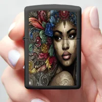  Filipino Woman Stunning Realistic Art Zippo Lighter