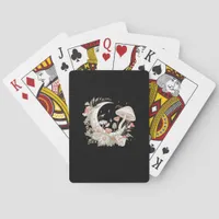 Aesthetic Moon Goblincore And Cottagecore Mushroom Poker Cards