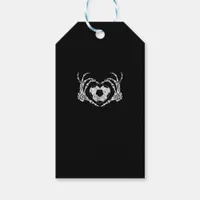 Soccer Heart Skeleton Hand Halloween Costume  Gift Tags