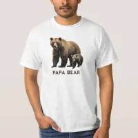 *~* PAPA BEAR Cub Father's Day Gift AP86 T-Shirt