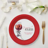 Sangria & Sass Paper Plates