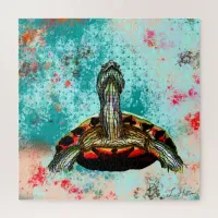 Abstract Turtle Artwork Jigsaw Puzzle