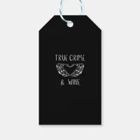 Crime And Wine Skeleton Hands  Gift Tags