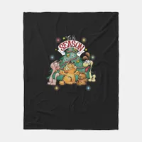 Classic Christmas Tis The Season Odie Arlene Fleece Blanket