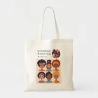 International Women's Day 8th March Illustrated Tote Bag