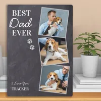 Best Dog Dad Ever Pet Photo Father's Day Plaque