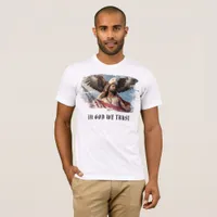 *~* Patriotic Man Flag AP27 Eagle Patriot T-Shirt