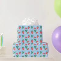 Mini Strawberry Blossom Wrapping Paper
