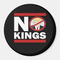 No Kings Anti Classic Minimal Clean Magnet