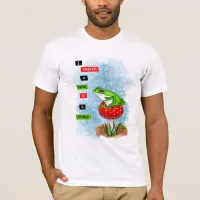 I Prefer a Frog to a Prince | Frog Artwork T-Shirt