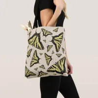 Southwest Yellow Swallowtail Butterflies All Over  Tote Bag