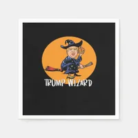 Halloween Ttrump Wizard Funny Classic Napkins