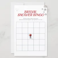 Sangria Bridal Shower Bingo game
