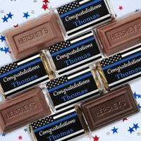 Thin Blue Line Police Graduation Party Hershey's Miniatures