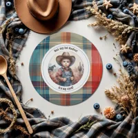 Not My First Rodeo Cowboy Western Birthday Paper Plates