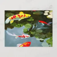 Colorful Fish Postcard