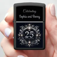 Silver Celebration: 25th Anniversary" Zippo Lighter