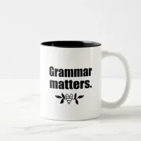 Grammar Matters | Language Skills Coffee Mug