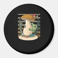 Cottagecore Mushroom Forest Toad Goblincore Mycolo Magnet