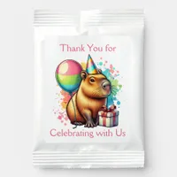 Thank You Girl's Birthday Party Capybara  Lemonade Drink Mix