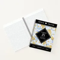Elegant 18th Porcelain Wedding Anniversary Notebook