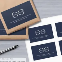 Business Labels with Custom Logo