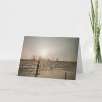 Winter Snow Card